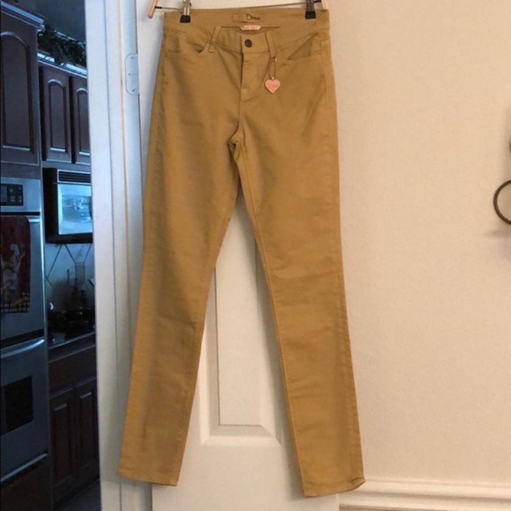 Y2K VINTAGE Dittos BEIGE mid rise skinny jeans Size 25